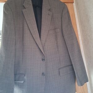 Chaps Men's Textured Gray Blazer